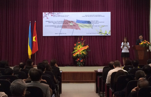 Kỷ niệm 23 năm thiết lập quan hệ ngoại giao Việt Nam- Ukraine - ảnh 1